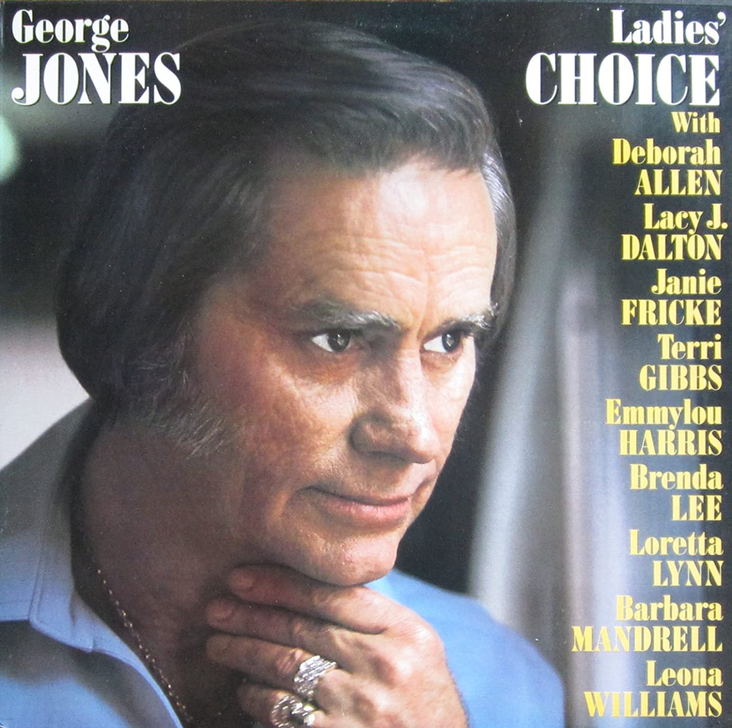 LP4521.George Jones And Lacy Dalton - Size Seven Round (Vinyl, 7", Single, 45 RPM)